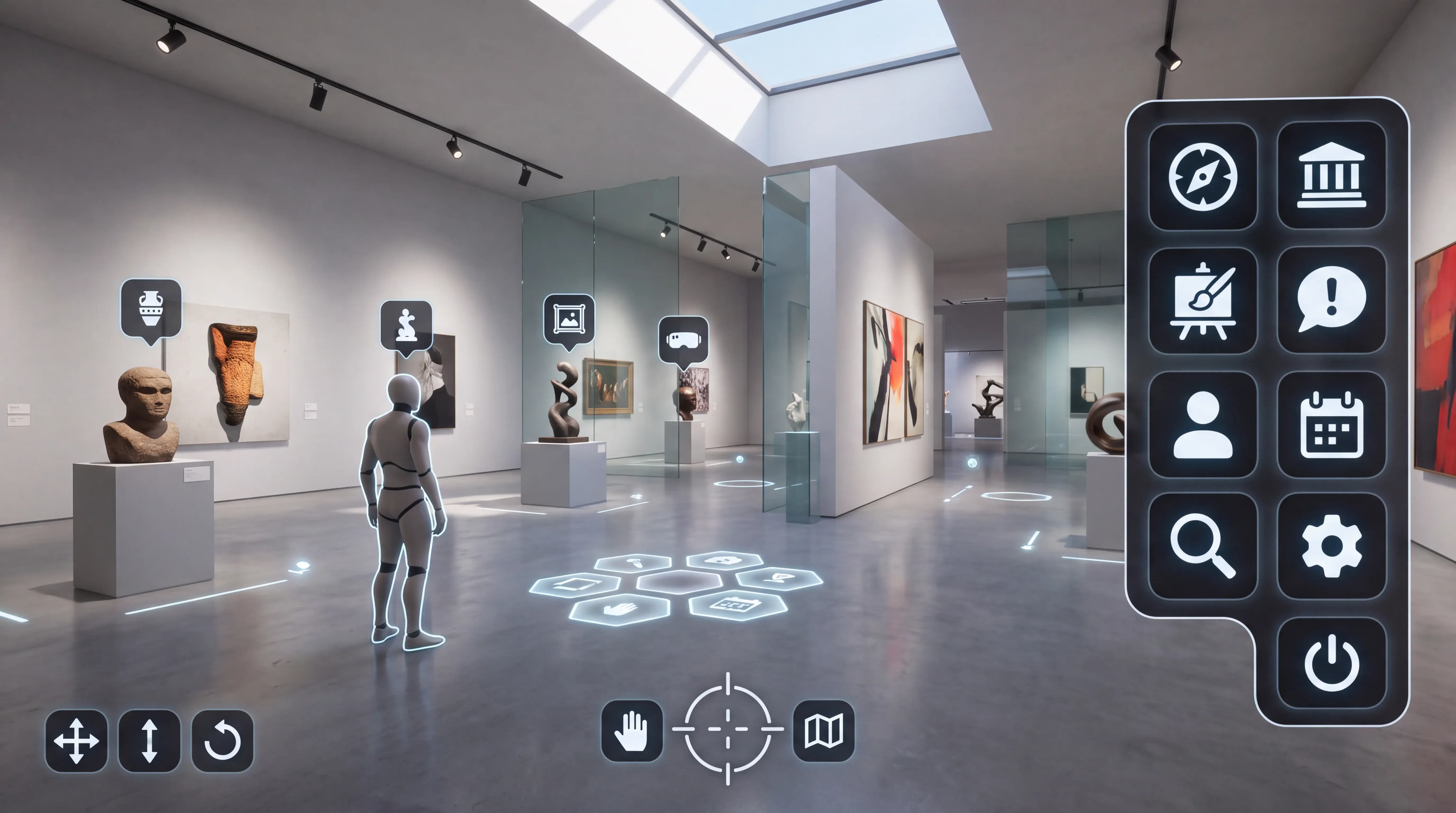Open a virtual exhibition